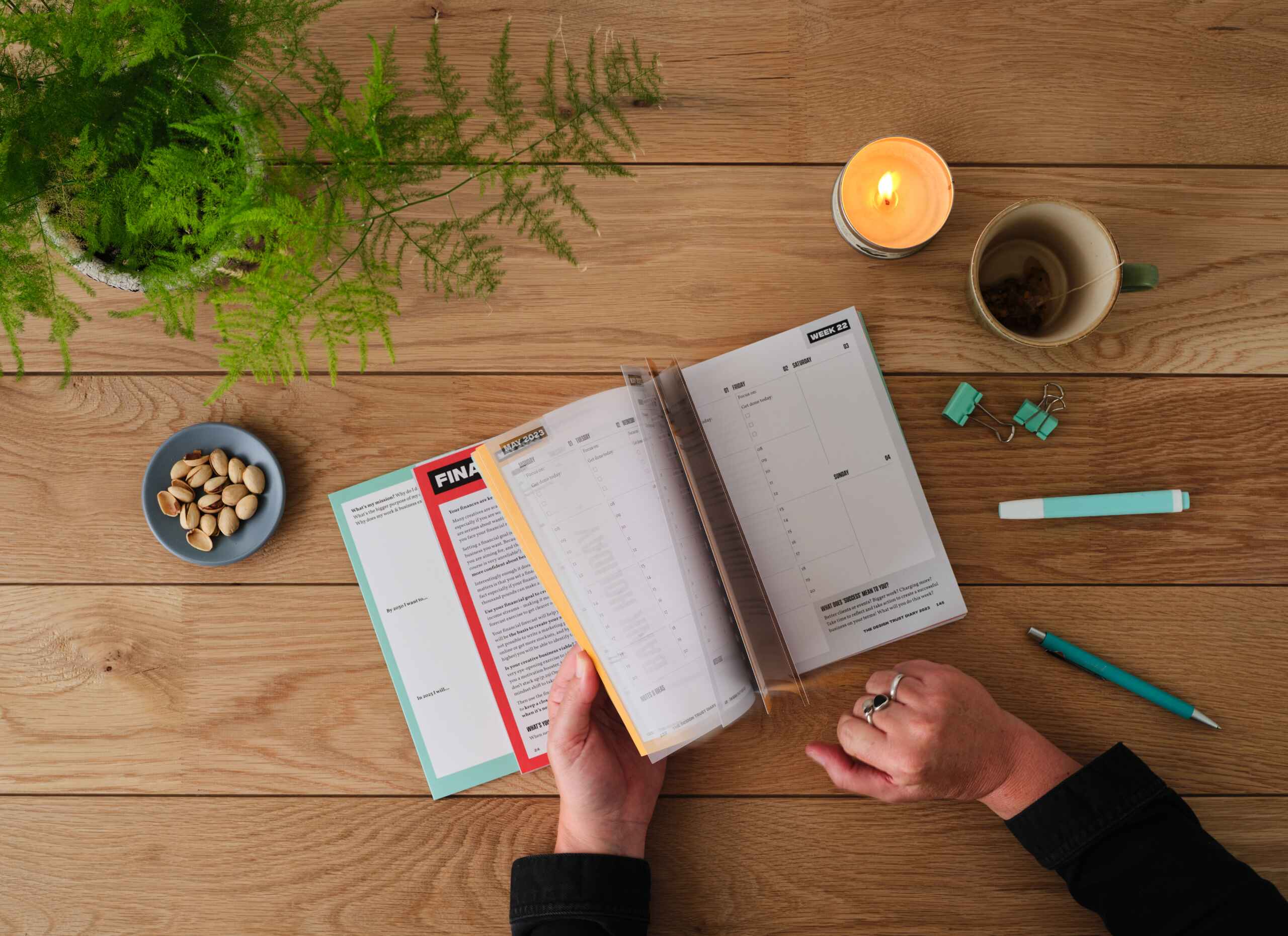 2023 diary planner lifestyle flicking through scaled PLAYBACK: How to turn your business + creative ideas into action