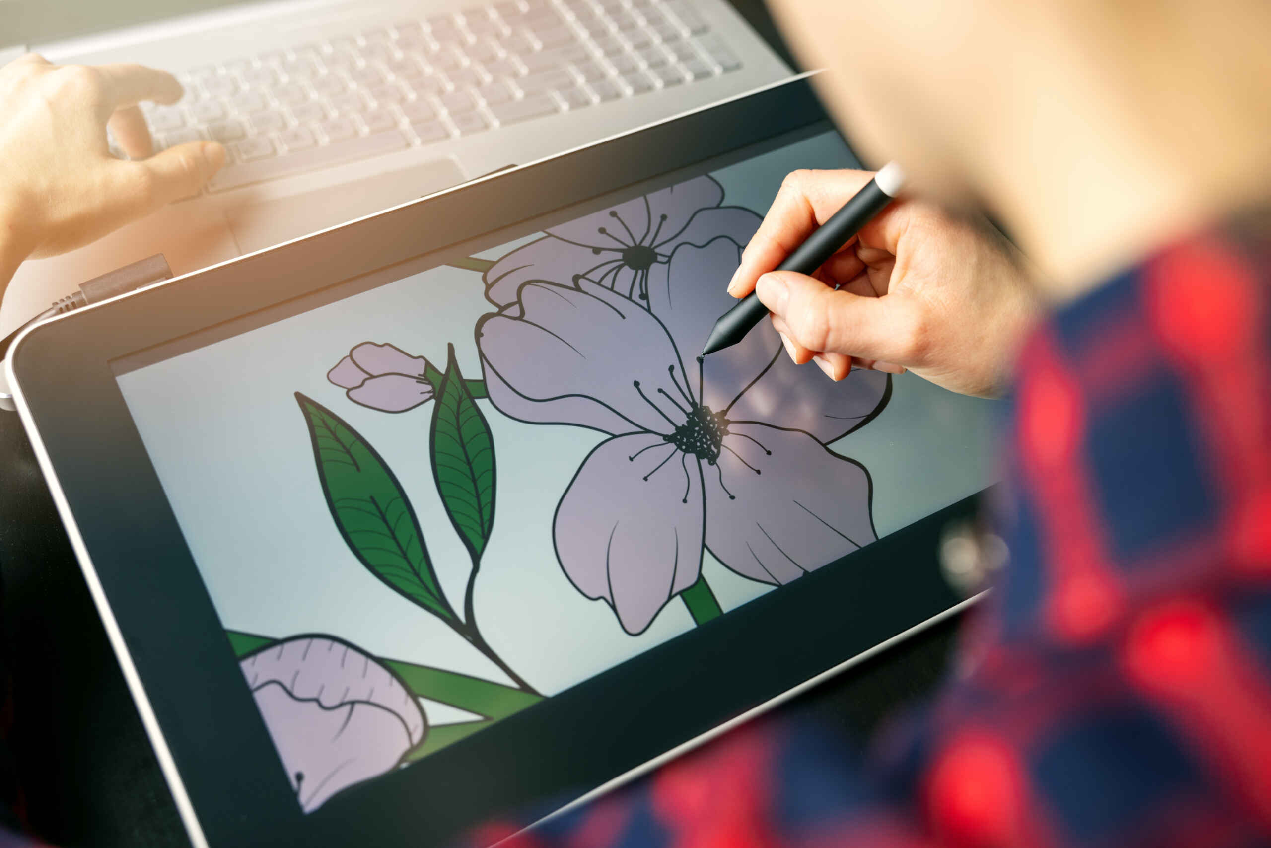 AdobeStock 403238042 scaled How to digitally manipulate your floral drawings, motifs and textures