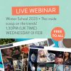 FREE WEBINAR: Design trends 2023/24 2 MIID 01.02.23 FB LIVE 2 FREE WEBINAR: Design trends 2023/24