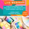 MIID 15.04.24 FB LIVE 1 FREE WEBINAR: How to integrate the 2024/2025 colour trends into your design portfolio