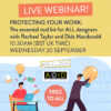 MIID 20.09.23 FB LIVE 1 FREE WEBINAR: Protecting your work - the essential tool kit for ALL designers!