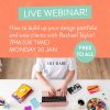 FREE WEBINAR: Portfolio building with Rachael Taylor 1 MIID 30.01.23 FB LIVE 2 FREE WEBINAR: Portfolio building with Rachael Taylor