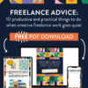 FREE GUIDE Level up your freelance career 2 MIID FREELANCE LEAD CAMPAIGN AD 1 FREE GUIDE Level up your freelance career