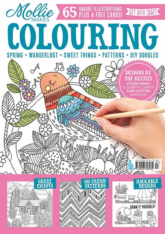 Mollie Makes Colouring: Bringing Creativity to Life with Every Stroke