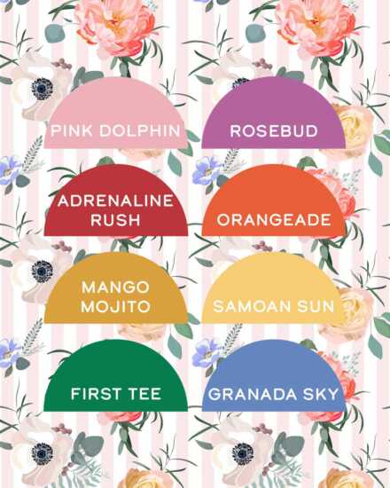 STRIPES IN BLOOM LR Spring Summer 2025 design and colour trends