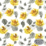 Pattern Design Showcase Part 1 – Module 1 (Sept 2016 Class) 25 alexandrabutcher yellow roses Pattern Design Showcase Part 1 – Module 1 (Sept 2016 Class)