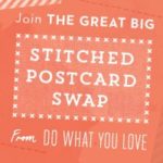 The Great Big Stitched Postcard Swap is back! 5 postcardswap 200 red The Great Big Stitched Postcard Swap is back!
